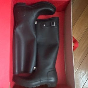 Hunter tall boots size 8 women’s with accessories